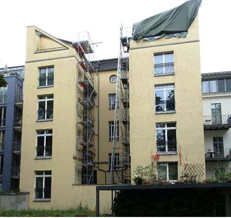 Gormannstr. - Totalsanierung von zwei Dachterrassen (Denkmalschutz)